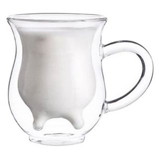 Blue Eyes Promotion Creative Novelty Milk Glass Coffee Glass Juice Cup Thermo stability Lead free Can Microwave HG947