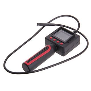 Inspection Scope Tube Snake Camera with 4 LED Lights and 2.4 Inch LCD Inspection Monitor