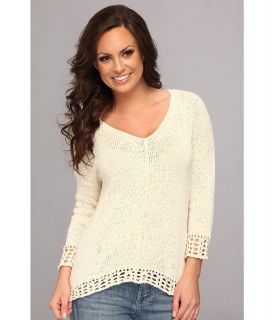 Lucky Brand Issy Pullover Sweater Womens Sweater (White)