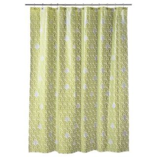 Room Essentials Leaf Shower Curtain   Green