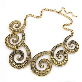 Fashion Helix Alloy Womens Necklace