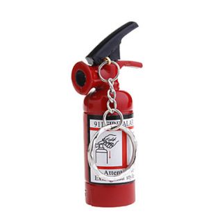 Mini Fire Extinguisher Style Butane Lighter With Keychain