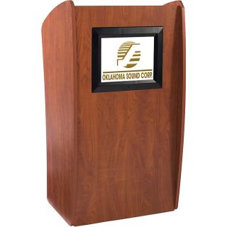 Oklahoma Sound Corporation The Vision Floor Lectern With Digital Display
