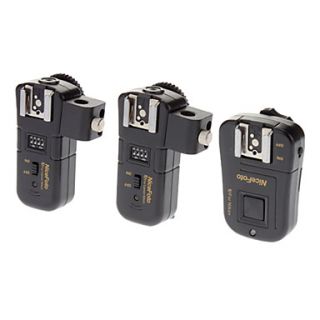 4 in 1 2.4GHz Wireless Remote Flash Trigger w/ Umbrella Holder Set for Nikon SLR
