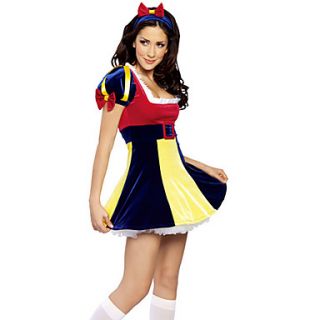 Elegant Princess Knee length Dress Womens Halloween Costume