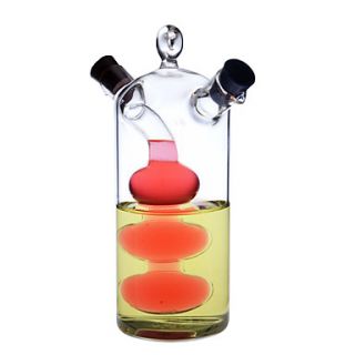2 in 1 Creative Gourd Style Glass Oil Vinegar Dispenser