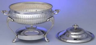 Unknown Holloware Misc Silverplate Holloware Silverplate Chafing Dish   Silverpl