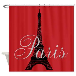  Paris (rouge) Shower Curtain  Use code FREECART at Checkout
