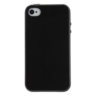Smooth Surface TPU Soft Case with Interior Matte Protection for iPhone 4/4S