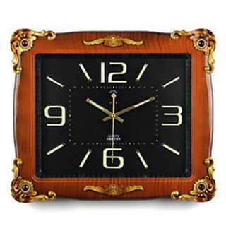 14.5H Classic Floral Mute Noctilucence Wall Clock