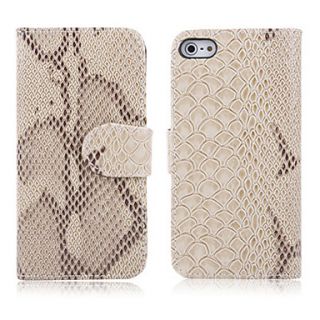 Snakeskin Grain Leather Case for iPhone 4/4S