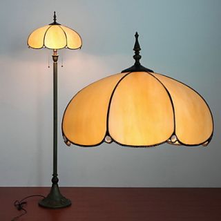 Design Floor Lamp, 2 Light, Tiffany Resin Glass Painting Process