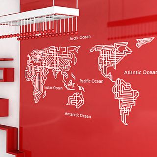 Magic Map Wall Stickers