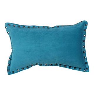 Modern Solid Color Polyester Decorative Pillow Cover