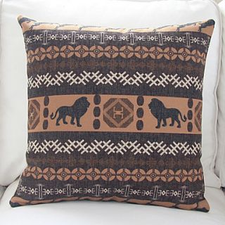 18 African Lions Cotton/Linen Decorative Pillow Cover
