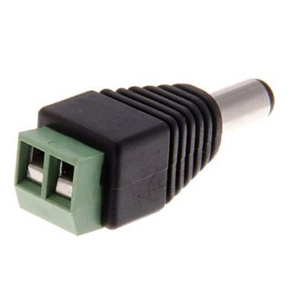 Phono RCA Male Plug TO AV Screw DC Terminal Plug Connector CCTV Video AV Balun
