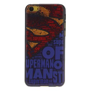 Strange Designed Superman Pattern Hard Case for iPhone 5C
