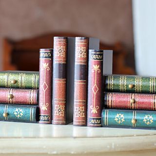 6Retro Style Book Type 1 Pair Bookends