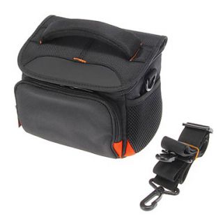 B 01 BK Black Crossbody One Shoulder Camera Bag for DSLR Camera