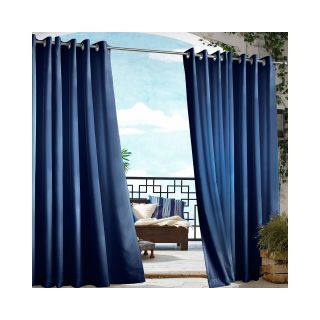 Gazebo Solid Grommet Top Outdoor Curtain Panel