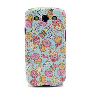 Cartoon Donut Rose Hips Pattern TPU IMD Case for Samsung Galaxy Galaxy S3 I9300