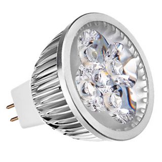 MR16 4W 3000K Warm White Light LED Dimmable Spot Bulb (12V)
