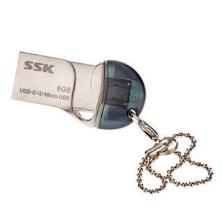 SSK SFD238 USB / Micro USB OTG Flash Drive 8GB USB 3.0