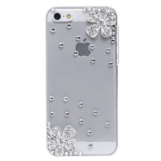 Cherry Pattern Metal Jewelry Back Case for iPhone 5C