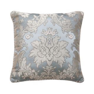 Croscill Classics Peyton 18 Square Decorative Pillow, Blue