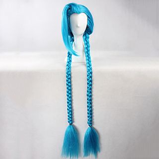 LOL Jinx Blue 135cm Sweet Lolita Wig