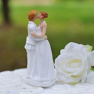 Sweet Kiss Resin Figurine Wedding Cake Topper
