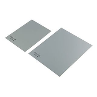 Mennon Gray Cards for Digital White Balance Exposure Meteriing 2pcs/pack (White)