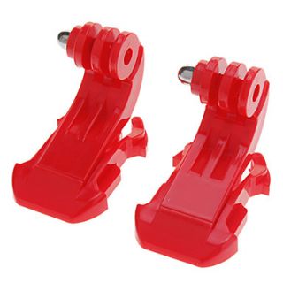 J Hook Buckle for GoPro Hero 2 / 3 / 3  Red