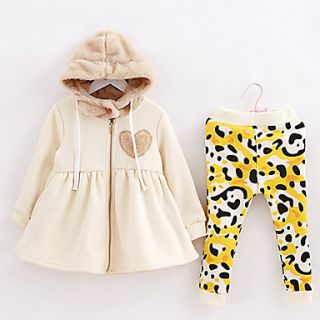 Girls Hoodie Dress Leopard Pant