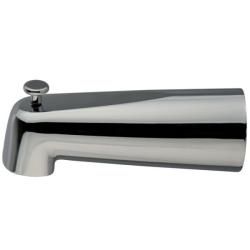 Chrome 7 inch Zinc Tub Diverter Spout