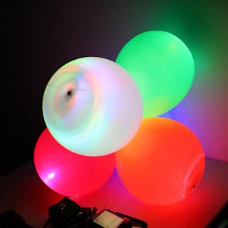 LED Flashing Balloon Wedding Decoration   Set of 5 (More Colors)