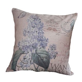 Country Furious Spring Cotton/Linen Decorative Pillow Cover