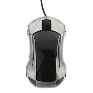 AK 61 Supercar shaped 3D USB Optical High frequency Wired Mouse