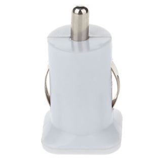 C 07 Dual USB Output Car Cigarette Lighter Charger for Mobile Phone /    White (12~24V)