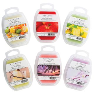 Candle Warmers Set of 6 Wax Melts Fruit Scents