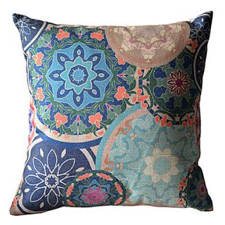 Traditional Small Flower Decorative Pillow Cover