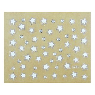 1PCS Star Pattern Wedding Nail Art Sticker