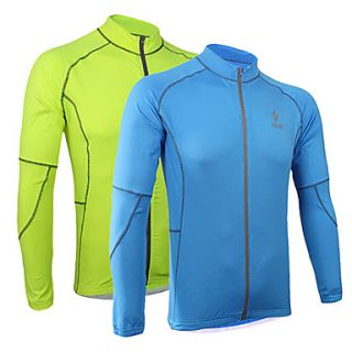 Arsuxeo Mens Cycling Jersey Long Sleeve Outdoor Sporting Elasticity compression Jersey