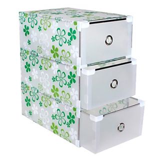 Fashion Five Leaves Flower Storage Cabinet For Boots