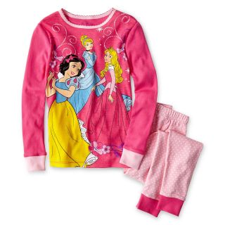 Disney Princesses 2 pc. Pajamas   Girls 2 10, Pink, Girls