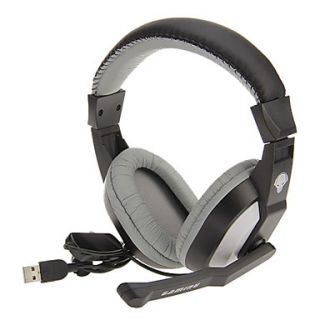 VS8501 USB Super Bass Stereo Headphones With MIC For Computer Gamer,Mobile Phone,PS3