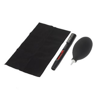 Universal 3 in 1 Lens Cleaning Kits for Camera (Black)