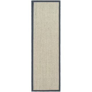 Hand woven Serenity Marble/ Grey Sisal Rug (2 6 X 10)