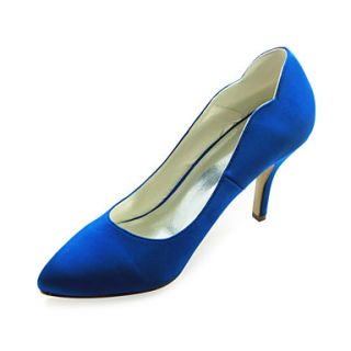 Fashion Satin Stiletto Heel Pumps Wedding Shoes(More Colors)