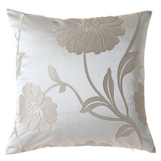 18 Squqre Elegant Jacquard Silk Synthetic Decorative Pillow Cover